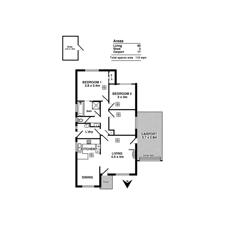 Floorplan of Homely house listing, 6/11 Tretter Street, Morphett Vale SA 5162