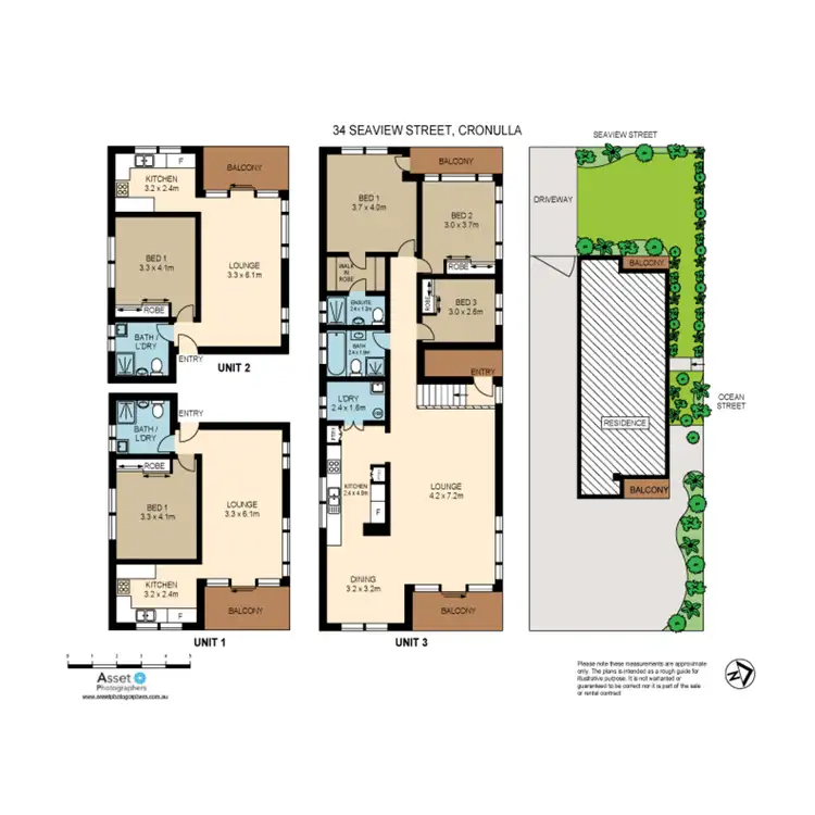 Floorplan of Homely block of units listing, 34 Seaview Street, Cronulla NSW 2230