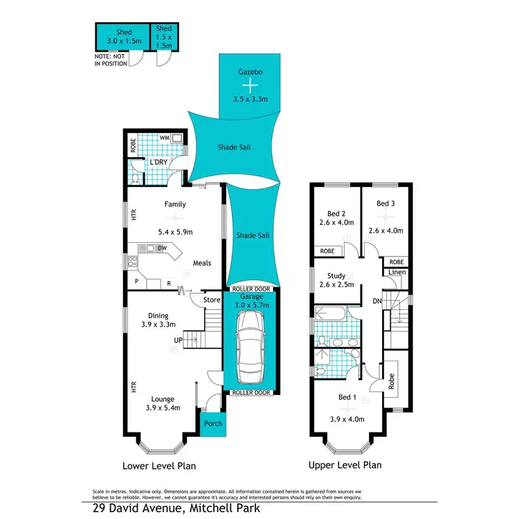 Floorplan of Homely townhouse listing, 29 David Avenue, Mitchell Park SA 5043