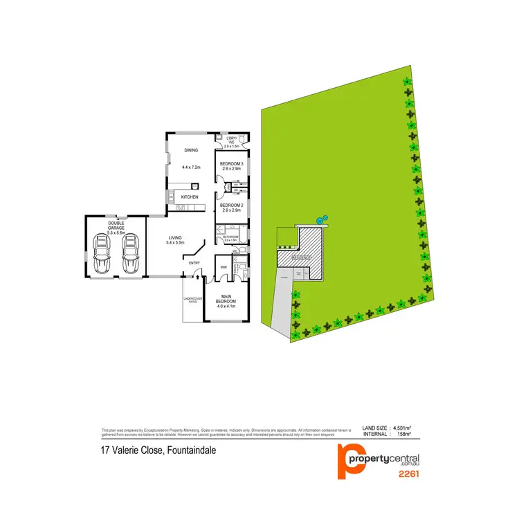 Floorplan of Homely rural property listing, 17 Valerie Close, Fountaindale NSW 2258