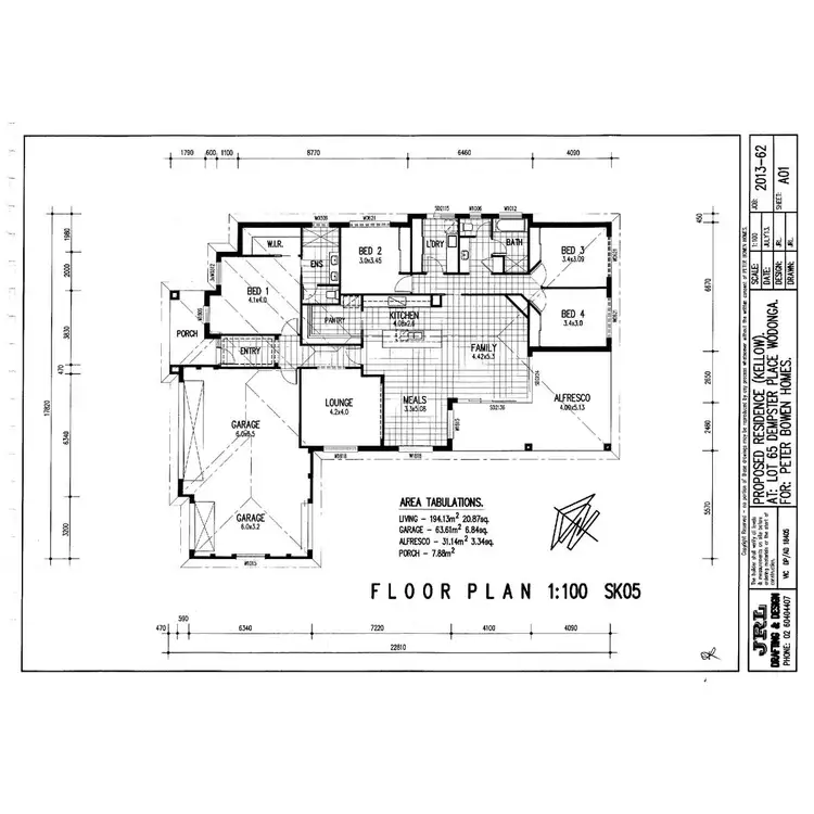 Floorplan of Homely house listing, 18 Dempster Place, Wodonga VIC 3690