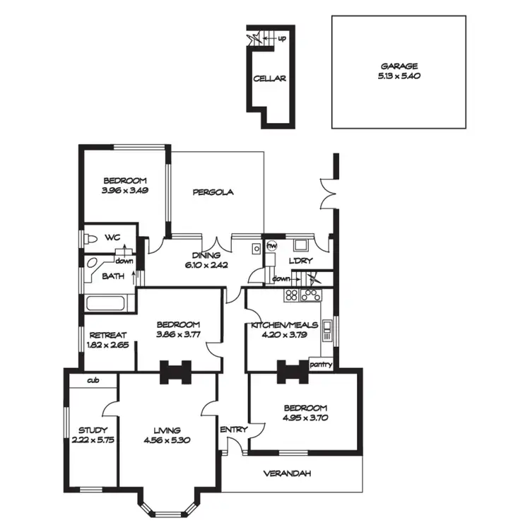 Floorplan of Homely house listing, 69 Old Mount Barker Road, Stirling SA 5152