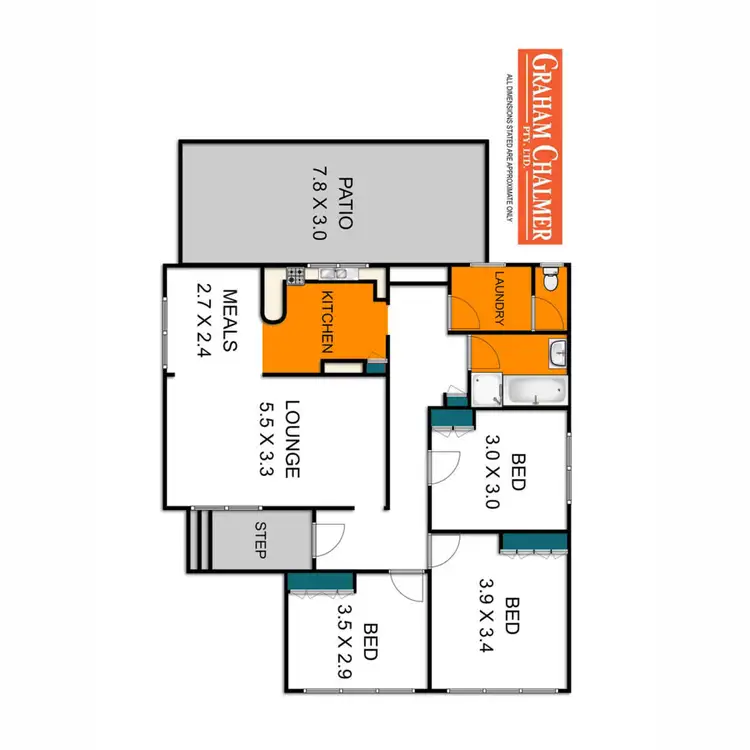 Floorplan of Homely house listing, 19 Glomar Grove, Sale VIC 3850