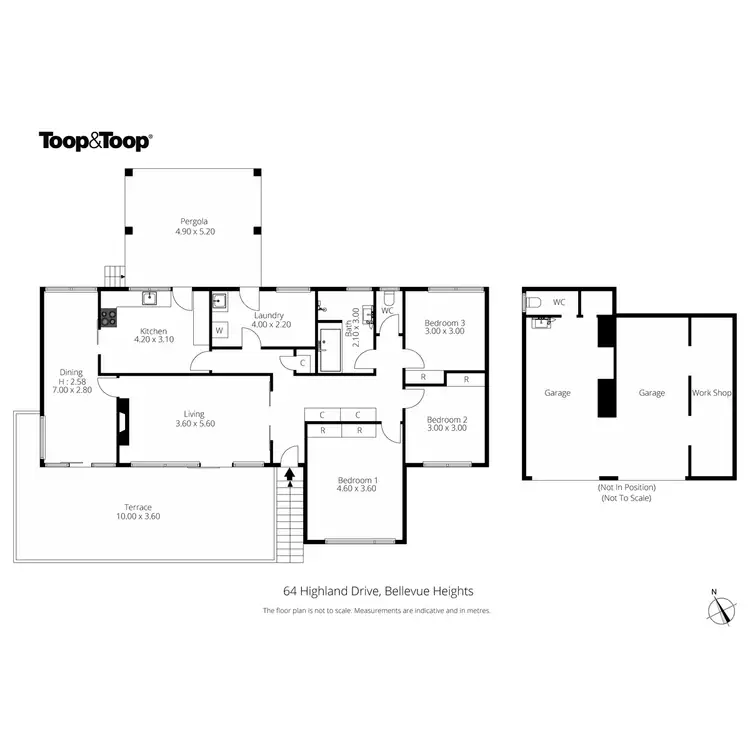 Floorplan of Homely house listing, 64 Highland Drive, Bellevue Heights SA 5050