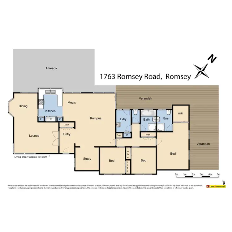 Floorplan of Homely house listing, 1763 Romsey Road, Romsey VIC 3434