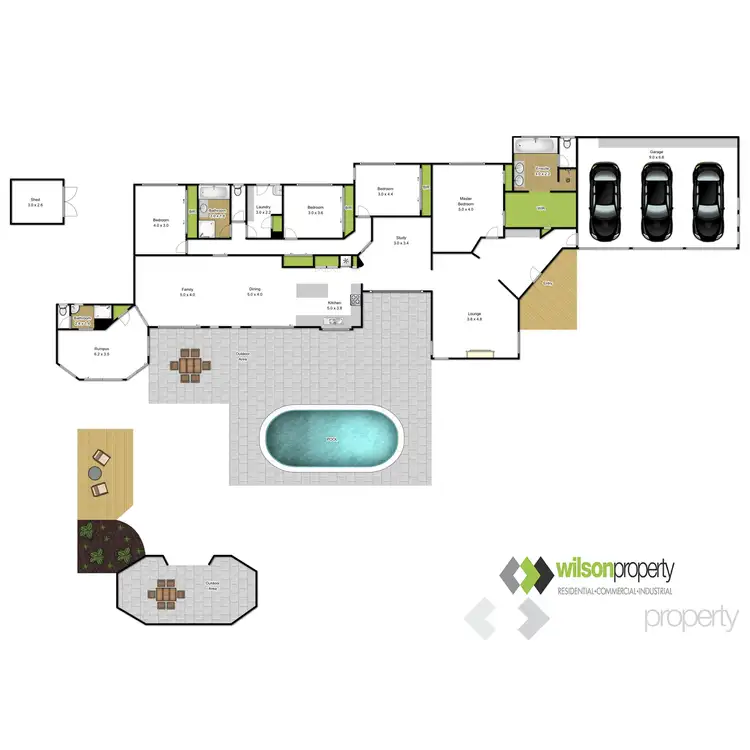 Floorplan of Homely house listing, 3 Roebuck Bay, Traralgon VIC 3844