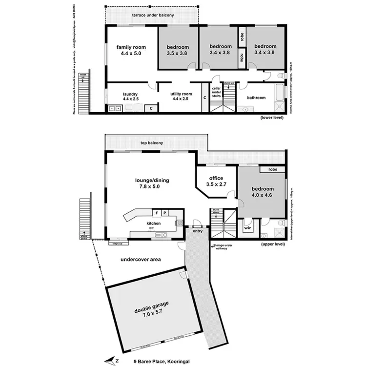 Floorplan of Homely house listing, 9 Baree Place, Kooringal NSW 2650
