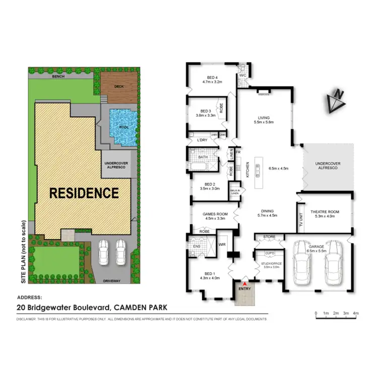 Floorplan of Homely house listing, 20 Bridgewater Boulevard, Camden Park NSW 2570