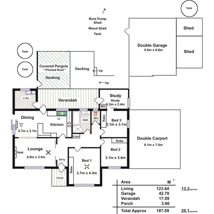Floorplan of Homely house listing, Address available on request
