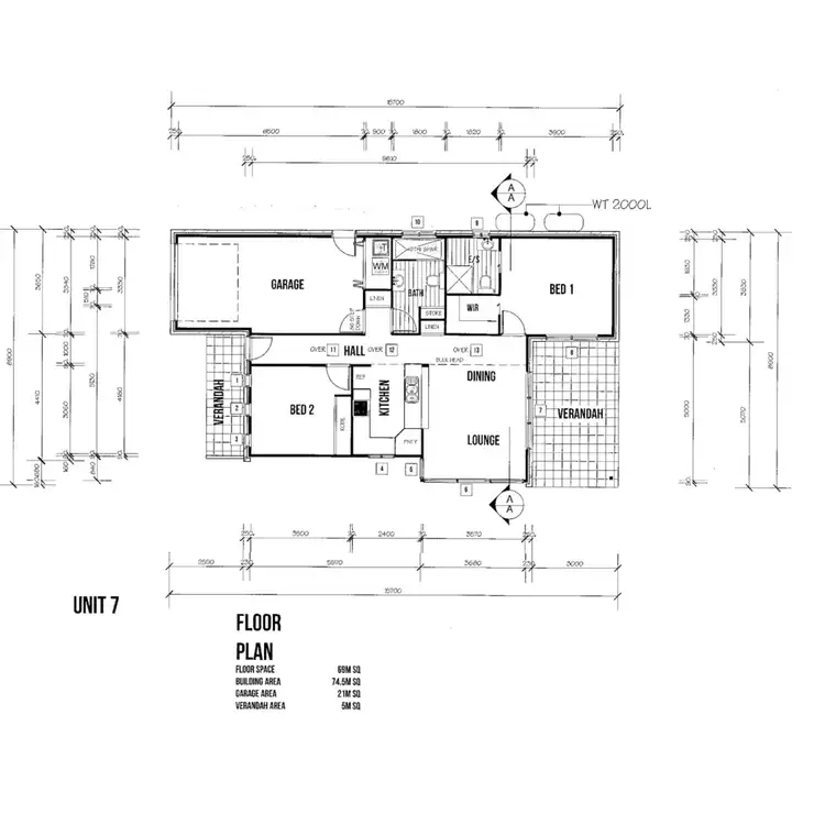 Floorplan of Homely villa listing, 7/41 Paradise Beach Road, Sanctuary Point NSW 2540