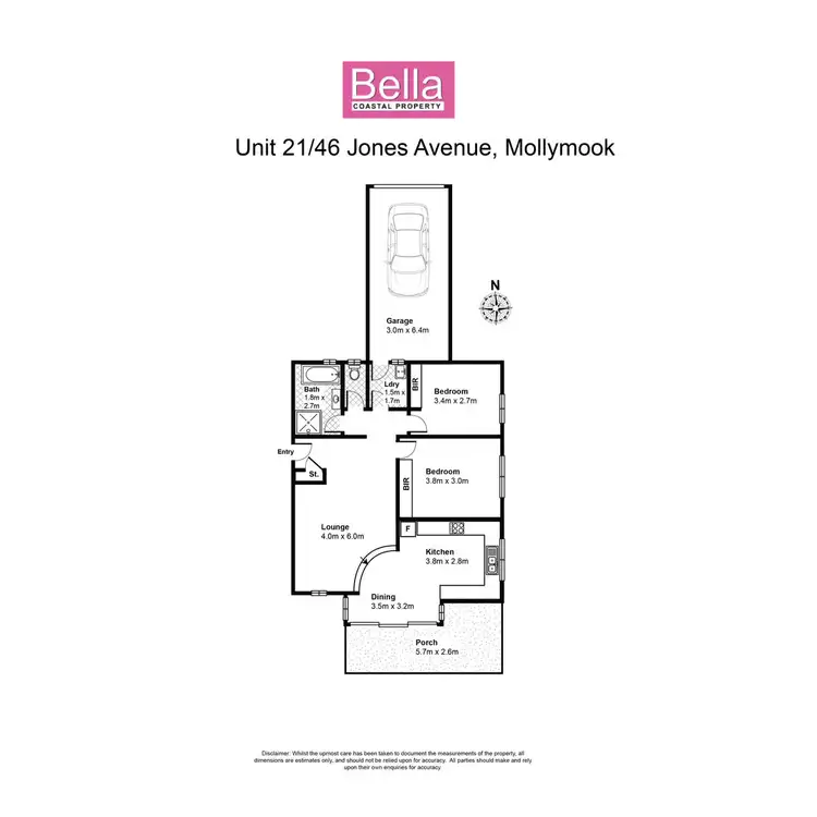 Floorplan of Homely house listing, 21/46 Jones Avenue, Mollymook Beach NSW 2539