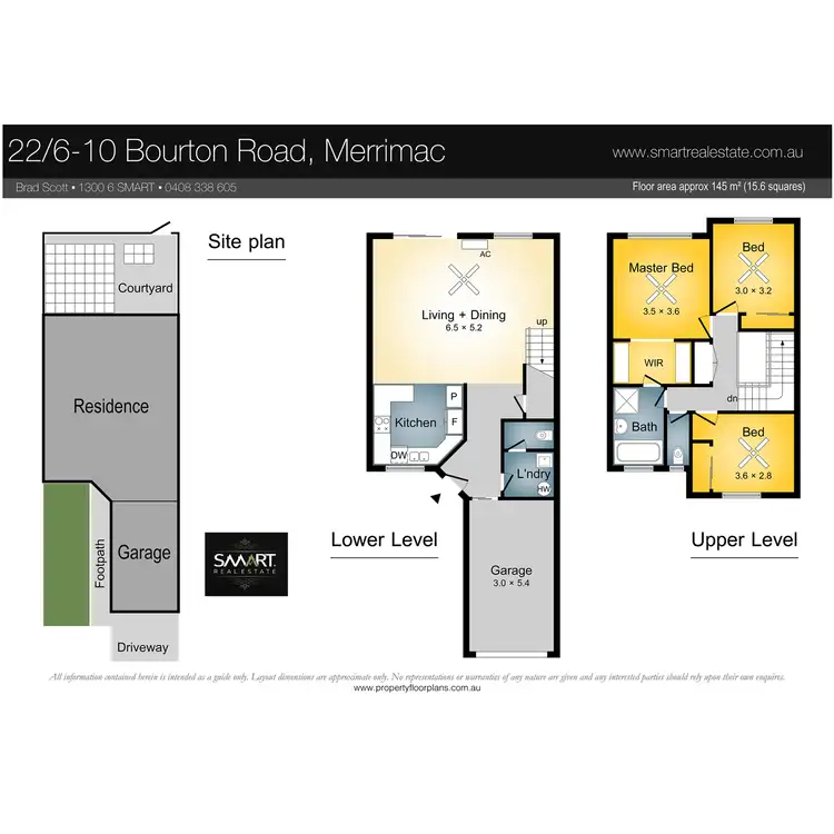 Floorplan of Homely townhouse listing, 22/6 Bourton Road, Merrimac QLD 4226