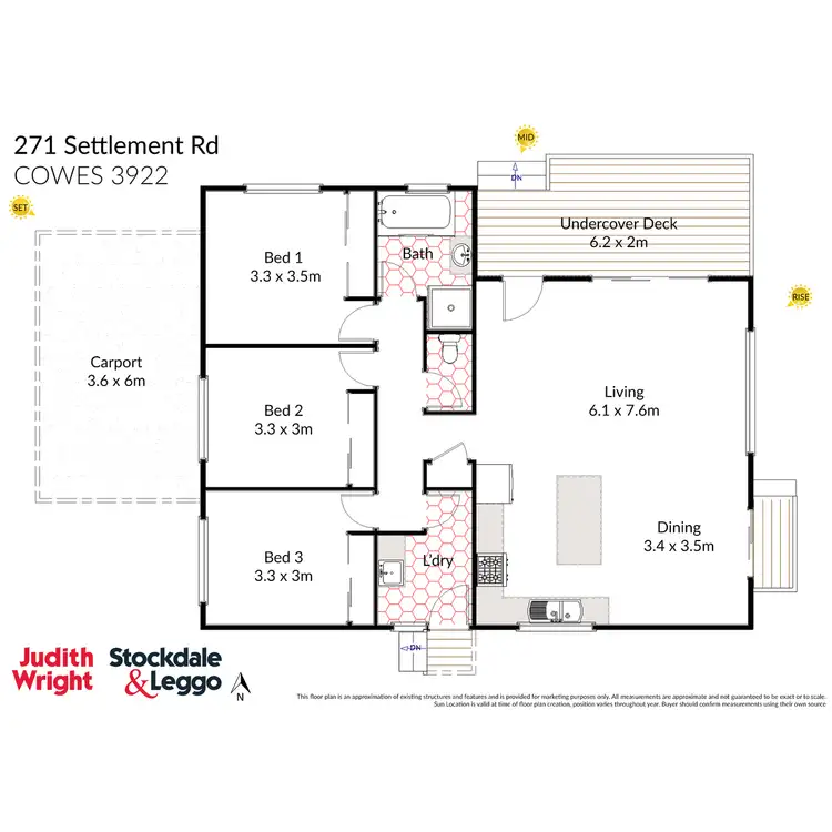 Floorplan of Homely house listing, 1/271 Settlement Road, Cowes VIC 3922