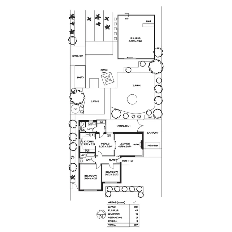 Floorplan of Homely house listing, 4 Morgan Avenue, Daw Park SA 5041