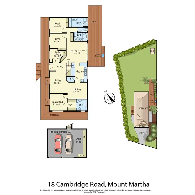 Floorplan of Homely house listing, 18 Cambridge Road, Mount Martha VIC 3934