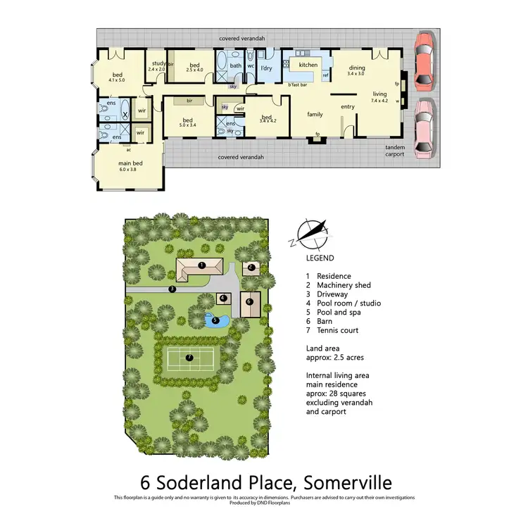 Floorplan of Homely house listing, 6 Soderlund Place, Somerville VIC 3912