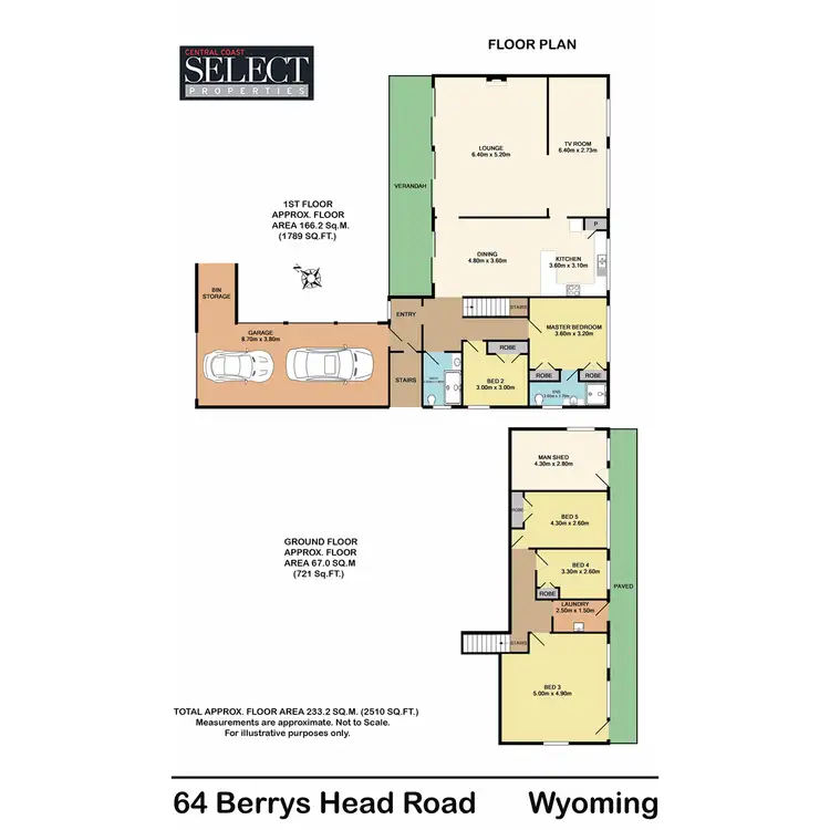 Floorplan of Homely house listing, 64 Berrys Head Road, Wyoming NSW 2250