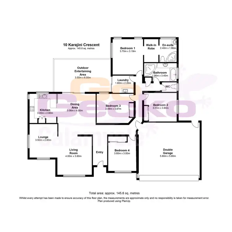 Floorplan of Homely house listing, 10 Karajini Crescent, Parkinson QLD 4115