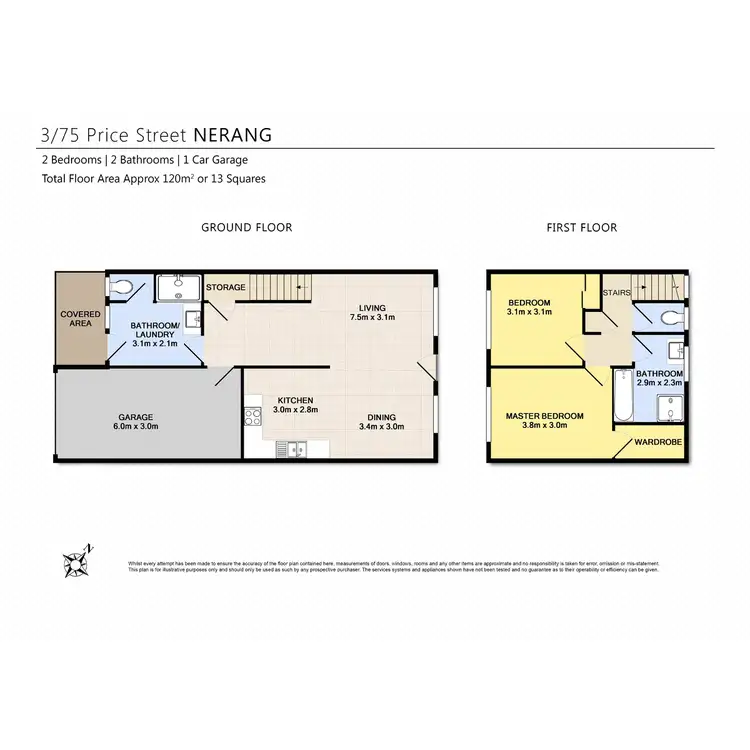 Floorplan of Homely townhouse listing, 3/75-77 Price Street, Nerang QLD 4211