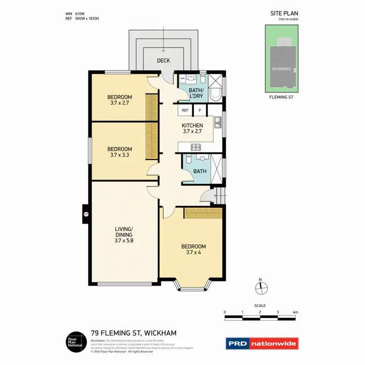 Floorplan of Homely house listing, 79 Fleming Street, Wickham NSW 2293