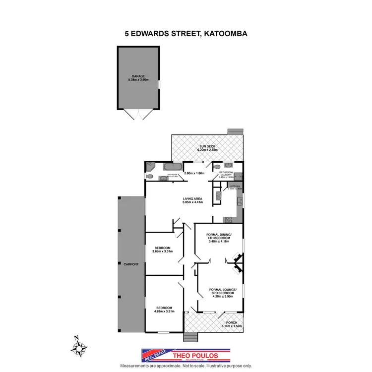 Floorplan of Homely house listing, 5 Edwards Street, Katoomba NSW 2780
