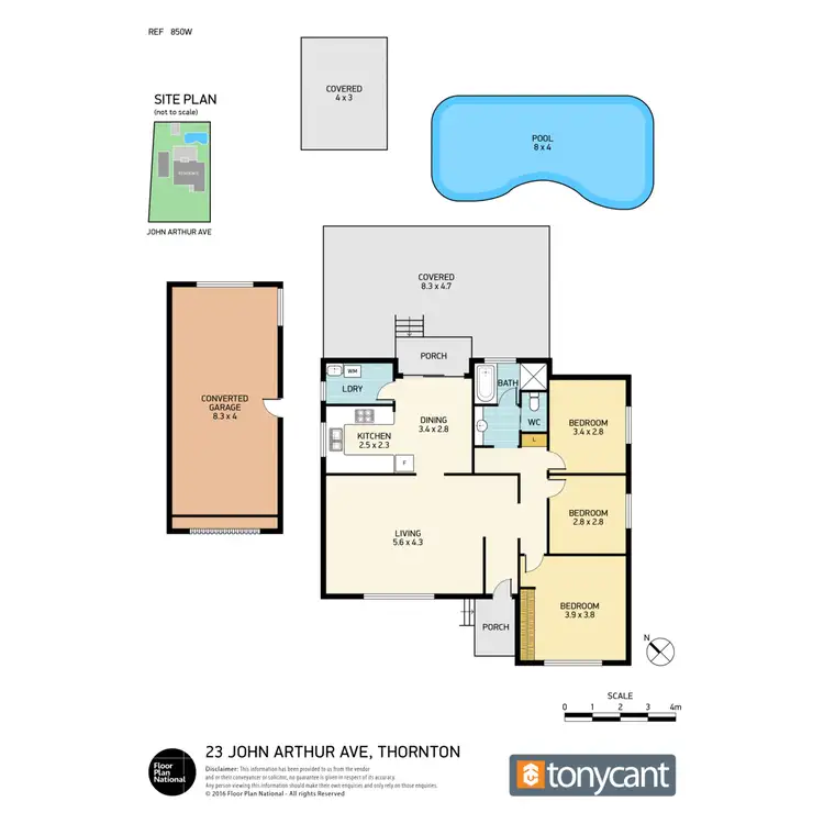 Floorplan of Homely house listing, 23 John Arthur Avenue, Thornton NSW 2322