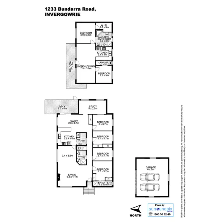 Floorplan of Homely rural property listing, 1233 Bundarra Road, Armidale NSW 2350