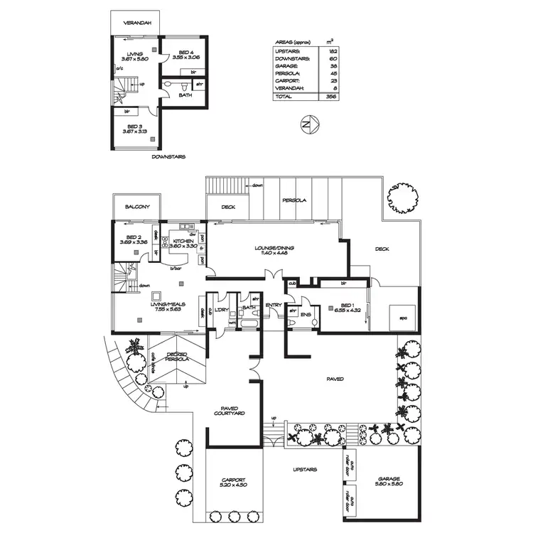 Floorplan of Homely house listing, 17 Grevillea Crescent, Stonyfell SA 5066