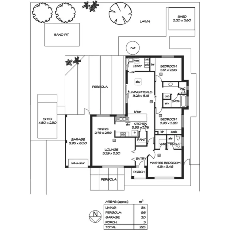 Floorplan of Homely house listing, 46 Quinliven Road, Aldinga Beach SA 5173