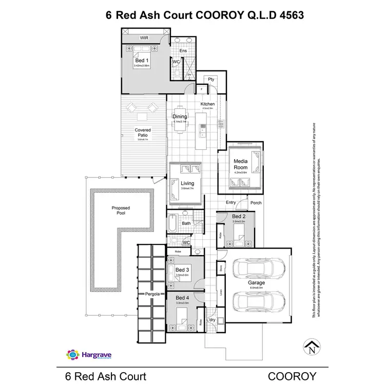 Floorplan of Homely house listing, Lot 15 Red Ash Court - Erindale Park, Cooroy QLD 4563