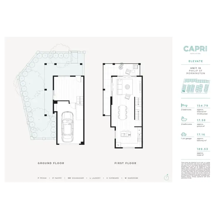 Floorplan of Homely townhouse listing, 19/2 Philip Street, Mornington VIC 3931