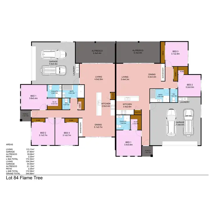 Floorplan of Homely house listing, a/15 Calvary Road, Sippy Downs QLD 4556