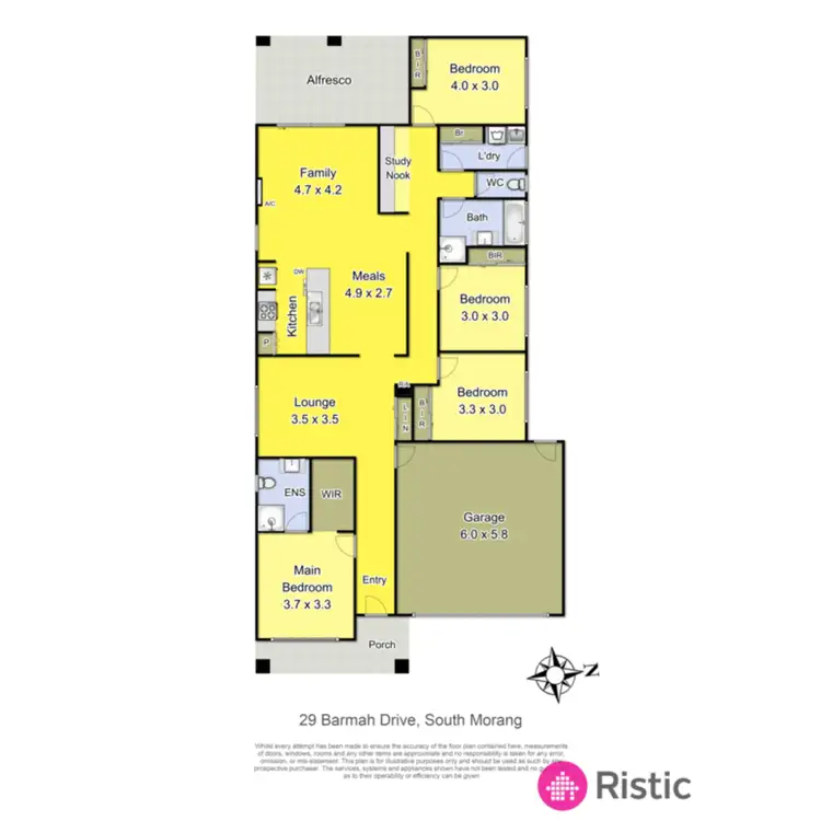 Floorplan of Homely house listing, 29 Barmah Drive, South Morang VIC 3752