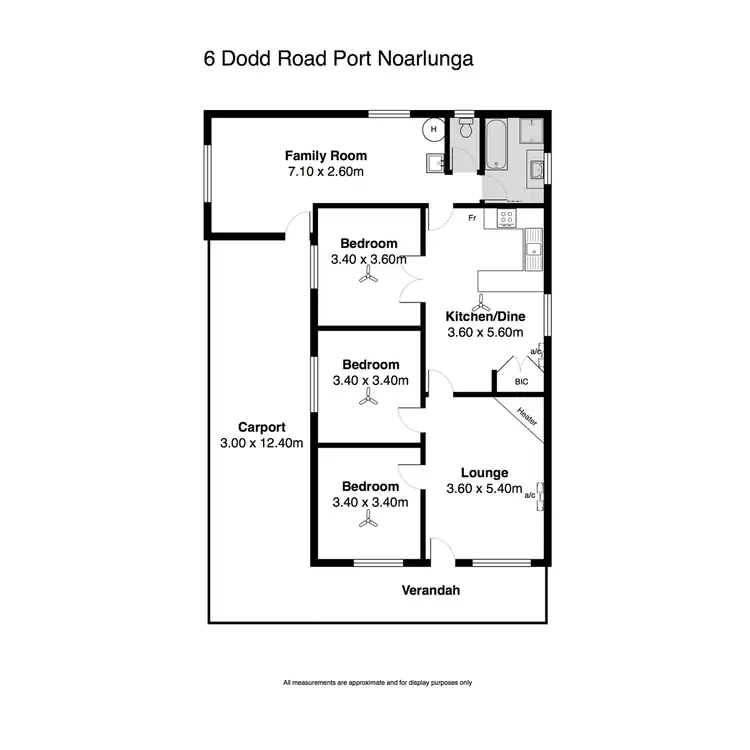 Floorplan of Homely house listing, 6 Dodd Avenue, Port Noarlunga SA 5167