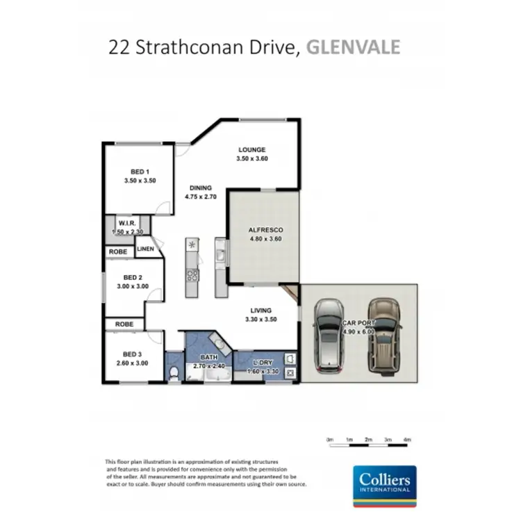Floorplan of Homely house listing, 22 Strathconan Drive, Glenvale QLD 4350