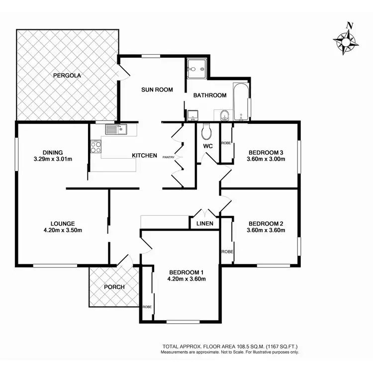 Floorplan of Homely house listing, 9 Kathryn Street, Benalla VIC 3672