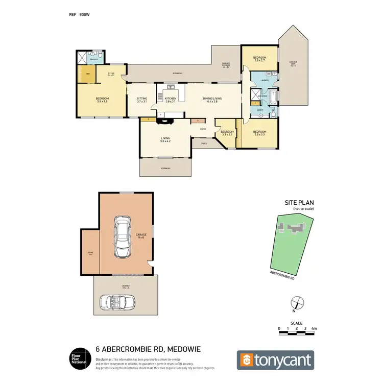 Floorplan of Homely house listing, 6 Abercrombie Road, Medowie NSW 2318