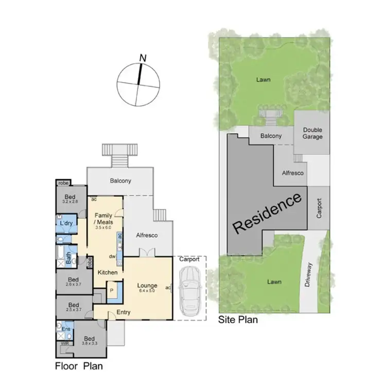 Floorplan of Homely house listing, 7 Roslyn Street, Mount Martha VIC 3934