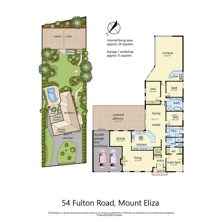 Floorplan of Homely house listing, 54 Fulton Road, Mount Eliza VIC 3930