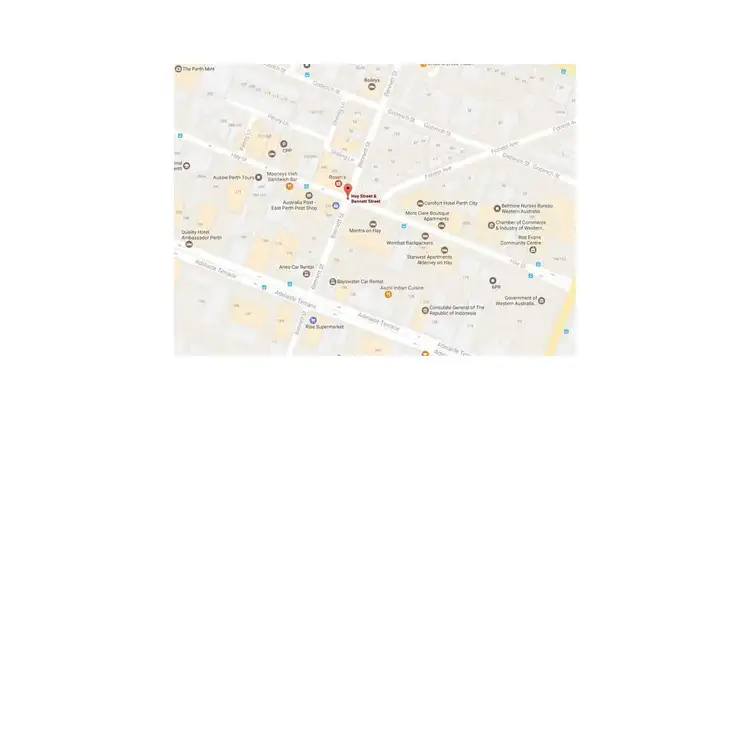 Floorplan of Homely apartment listing, 802/201 Hay Street, East Perth WA 6004