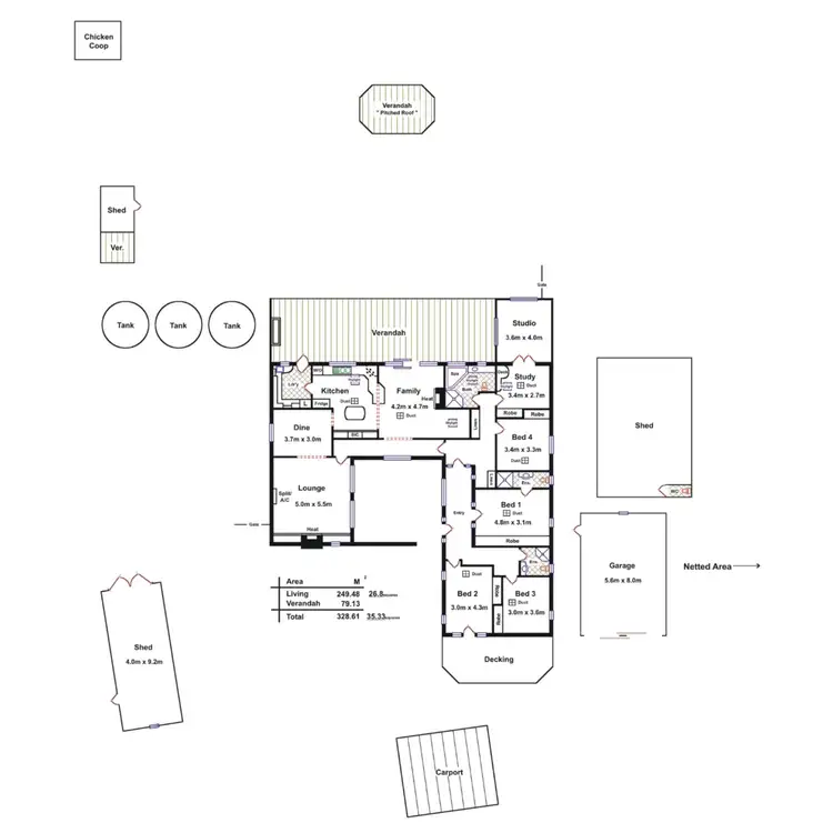 Floorplan of Homely rural property listing, Address available on request
