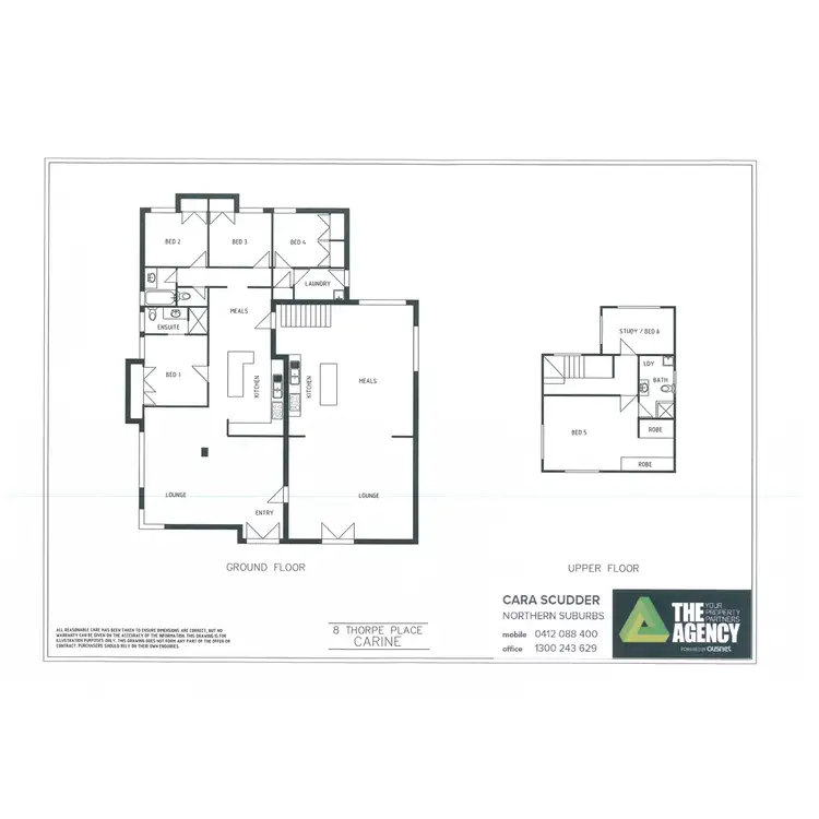 Floorplan of Homely house listing, 8 Thorpe Place, Carine WA 6020
