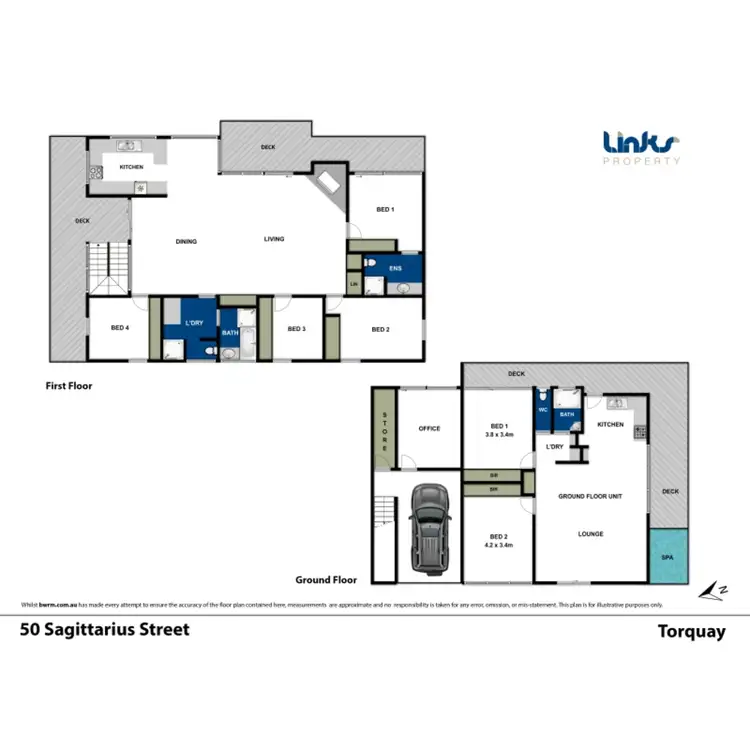 Floorplan of Homely rural property listing, 50 Sagittarius Street, Torquay VIC 3228