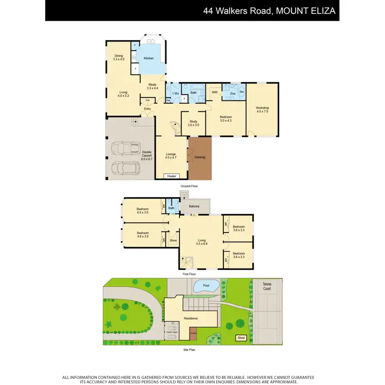 Floorplan of Homely house listing, 44 Walkers Road, Mount Eliza VIC 3930