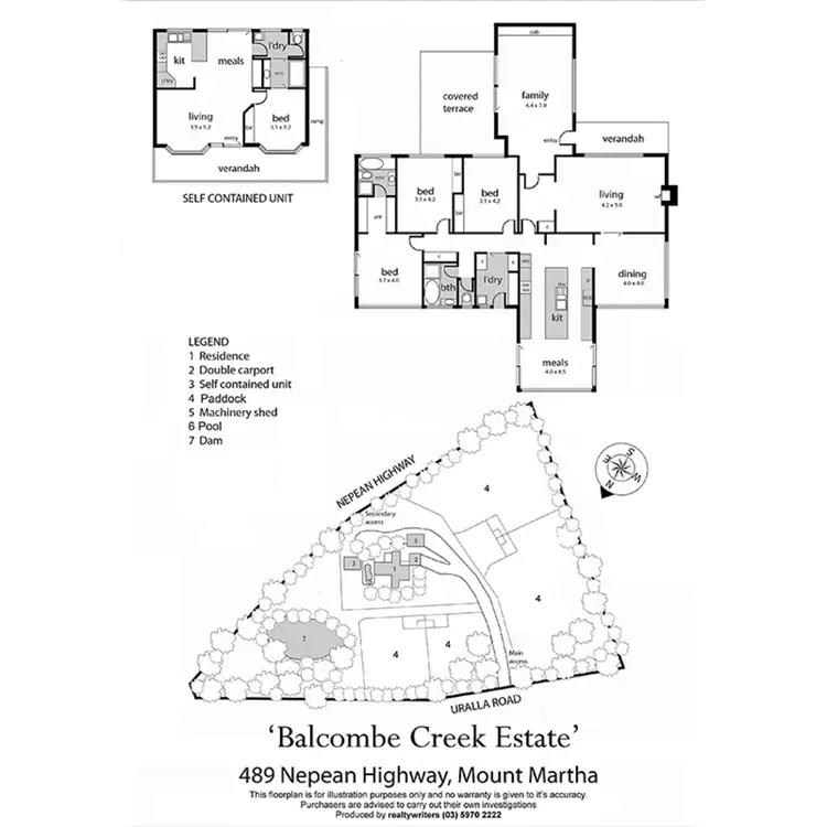 Floorplan of Homely rural property listing, 489 Nepean Highway, Mount Martha VIC 3934