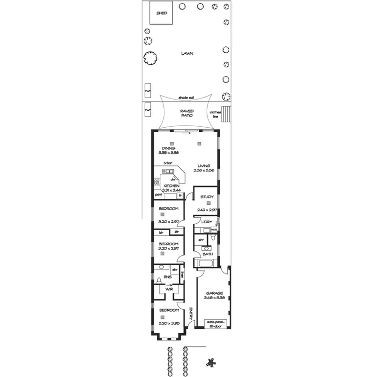 Floorplan of Homely house listing, 20 Scott Avenue, Clovelly Park SA 5042