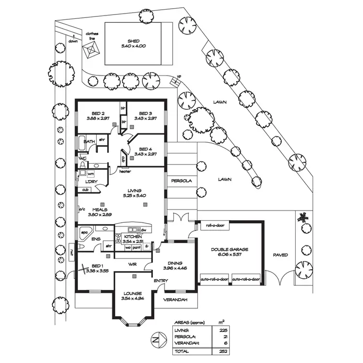 Floorplan of Homely house listing, 19 Pacific Circuit, Salisbury Heights SA 5109
