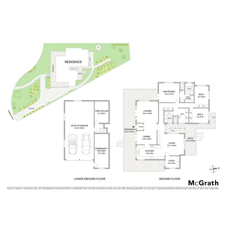 Floorplan of Homely house listing, 9 Castle Drive, Lennox Head NSW 2478