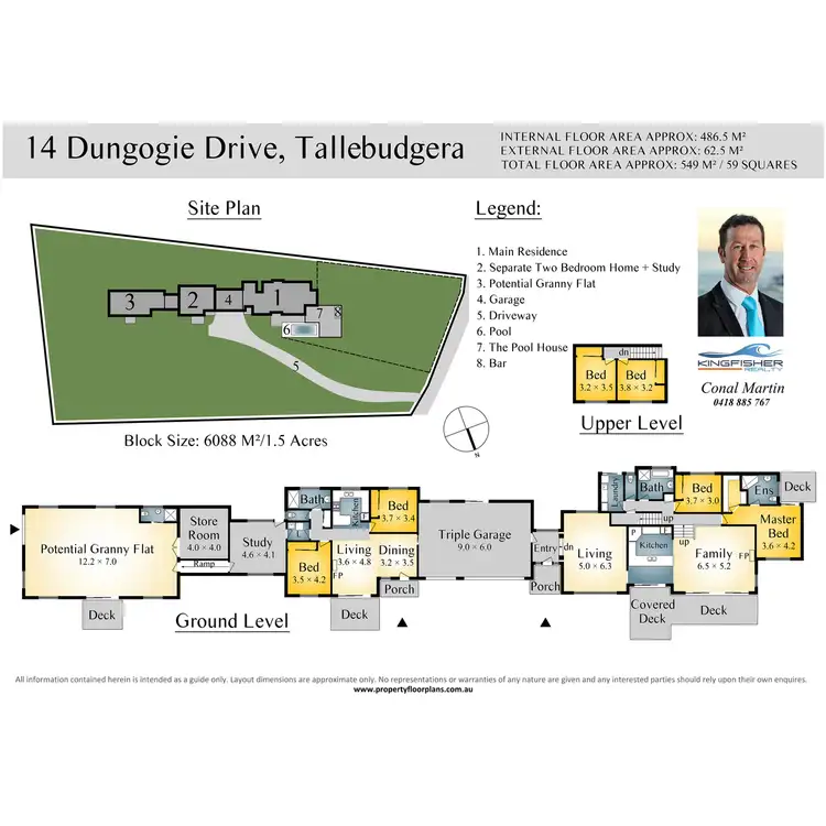 Floorplan of Homely house listing, 14 Dungogie Drive, Tallebudgera QLD 4228