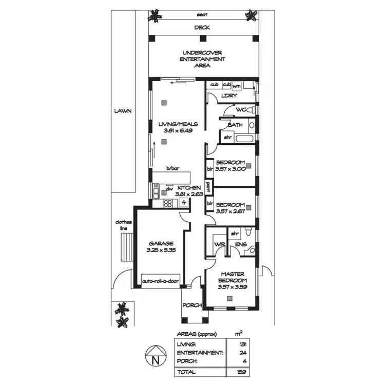 Floorplan of Homely house listing, 10 Weira Street, Mawson Lakes SA 5095